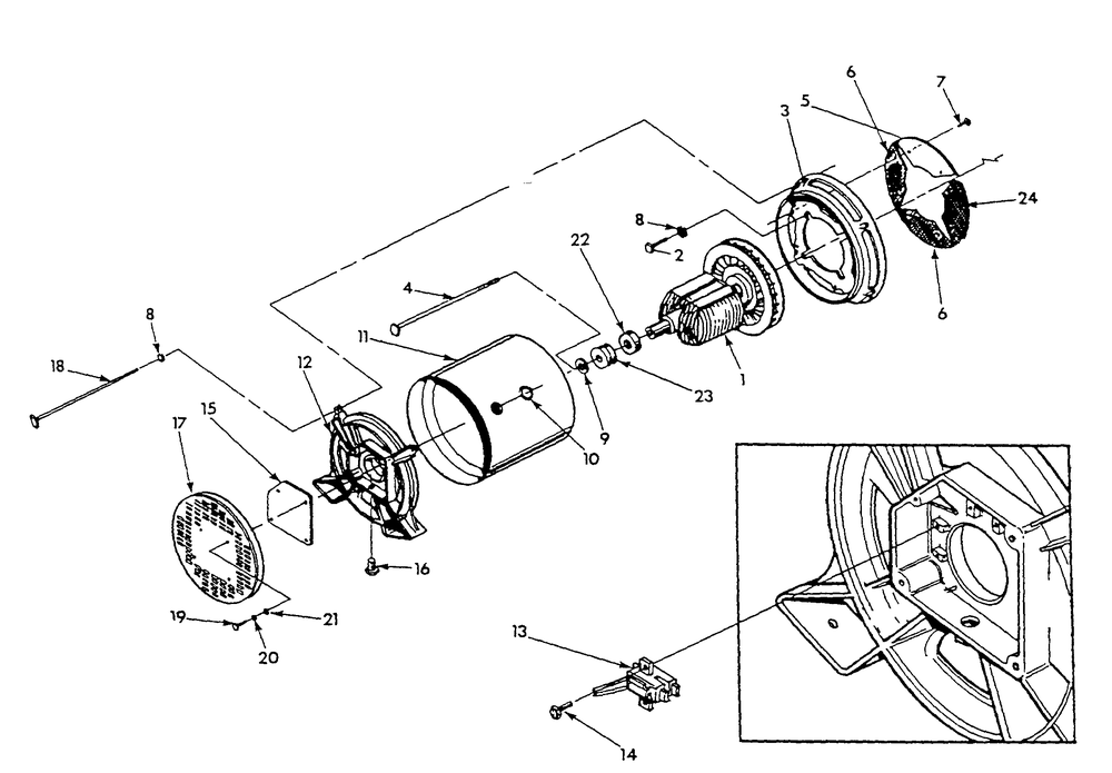 Generator Diagram and Parts List for 9160-3-4W115D  Briggs and Stratton Generator